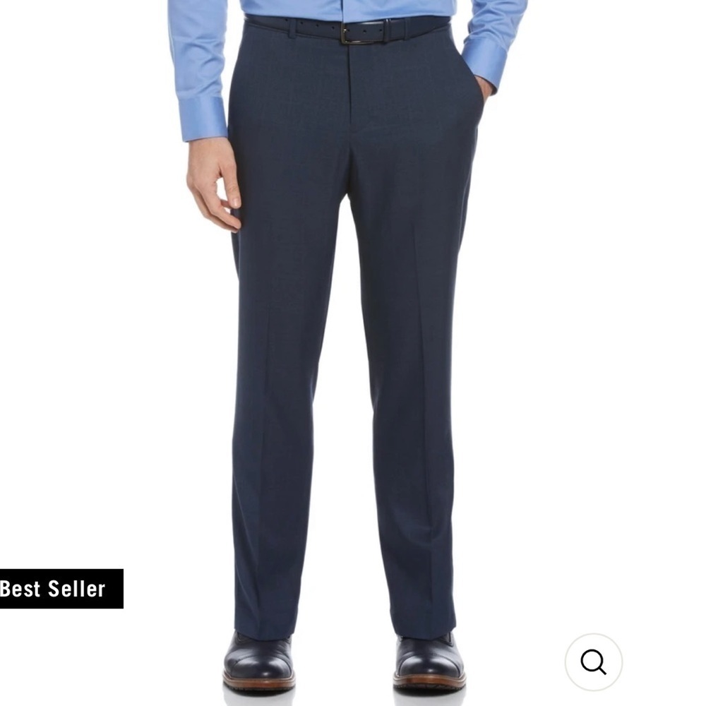 Perry Ellis Modern Fit Portfolio Dress Pant Indigo